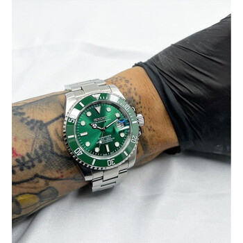 Custom Seiko Mod • Green Hulk Submariner • 40mm